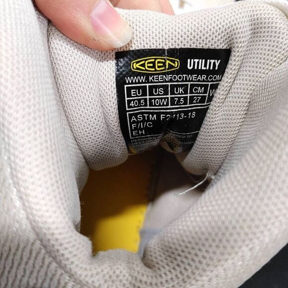 Keen Utility Vista Energy Mid Waterproof Work Boots 10 Wide - Picture 7 of 8